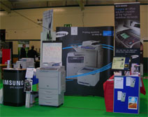 KTS Computers' stand was in association with Samsung and Danwood